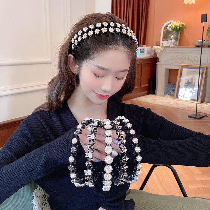 Cài tóc đính ngọc trai xinh xắn dành cho nữ