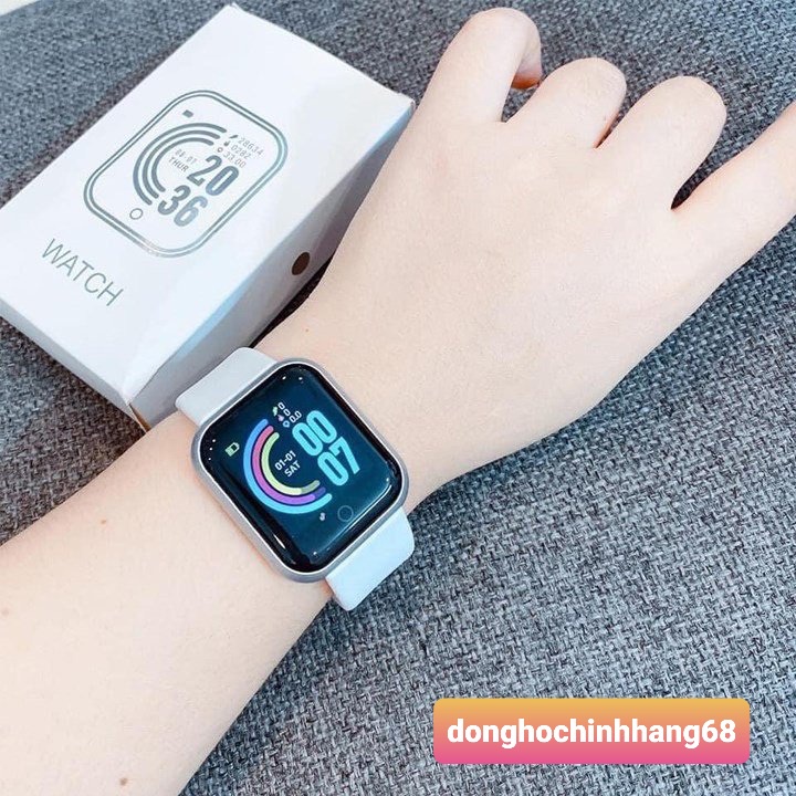💥Thay được hình nền💥 Đồng Hồ Thông Minh Y68 Bản Cao Cấp Kết Nối Bluetooth