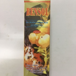 Nấm ký sinh trùng cho cá Bensol 30ml