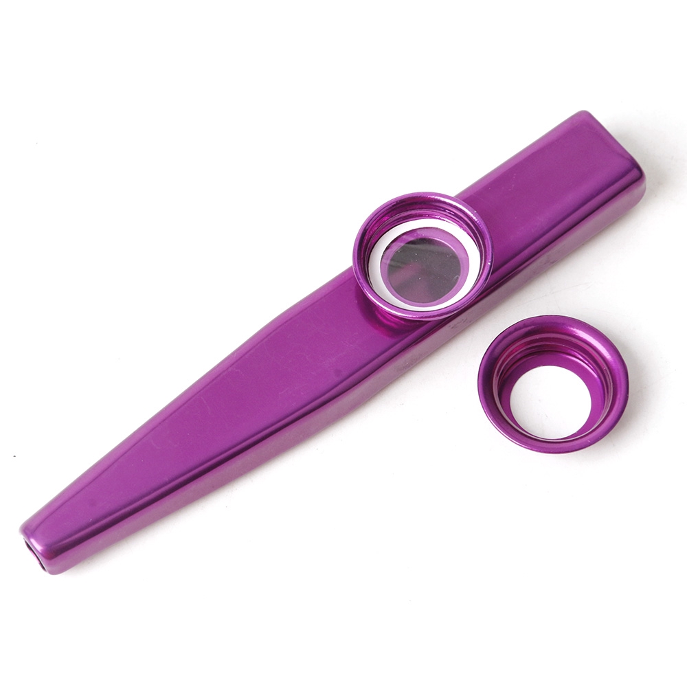 Còi Kazoo bằng kim loại cho bé tập chơi Công cụ âm nhạc Harmonica cho trẻ em Kazu Flute