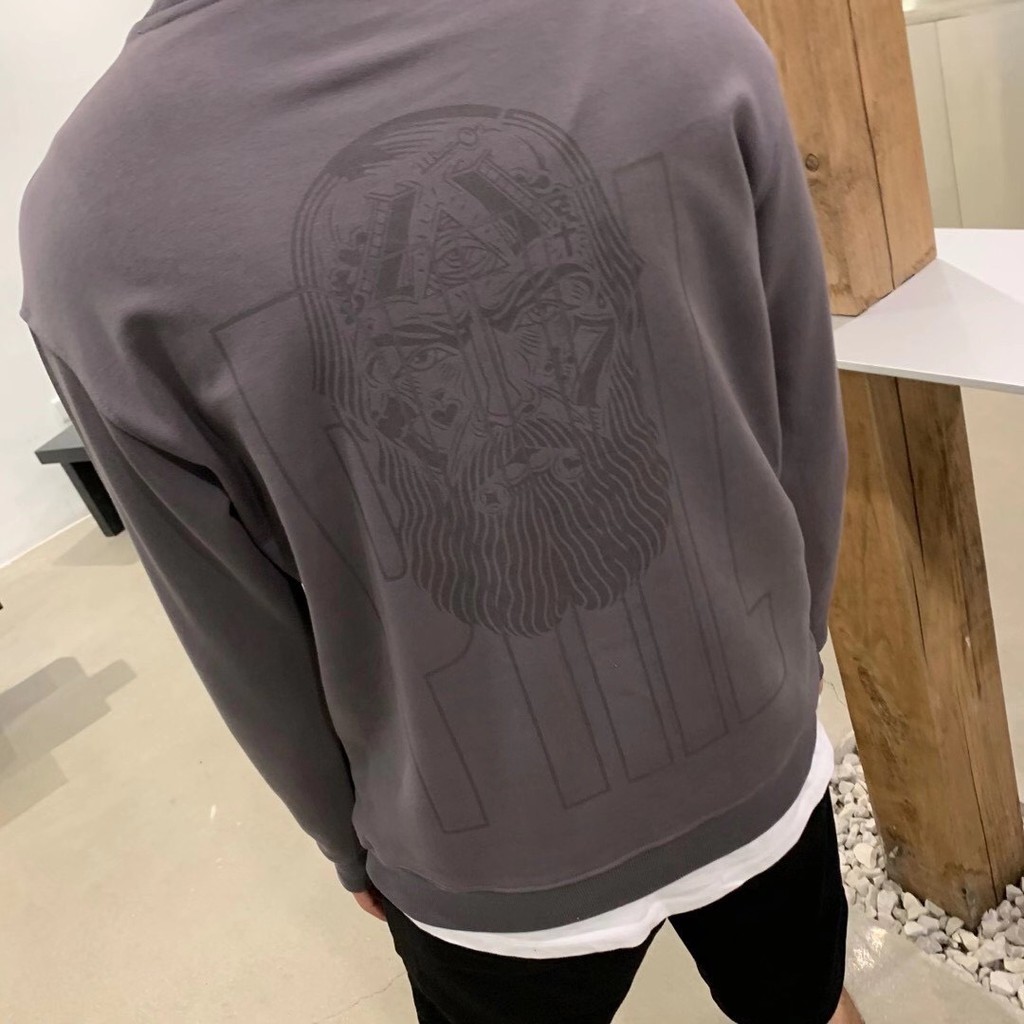 Áo sweater nỉ cotton dày dặn dài tay nam cao cấp ANSW103 | BigBuy360 - bigbuy360.vn