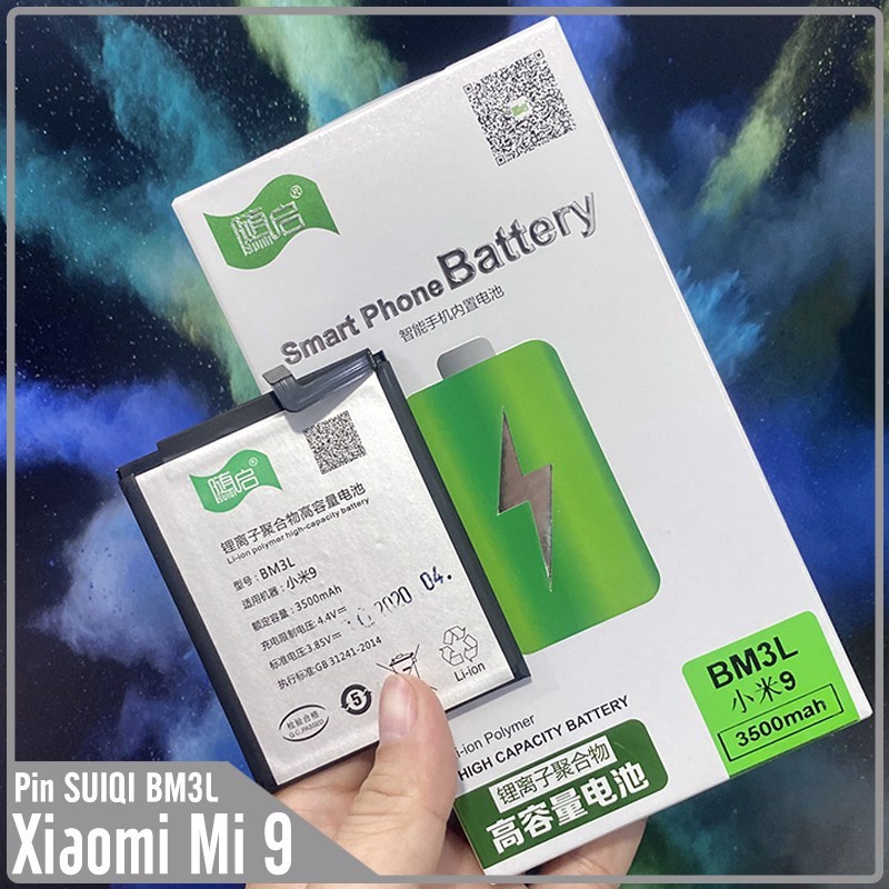 Pin Suiqi Li-ion thay thế cho Xiaomi Mi 9 (BM3L) 3500mAh