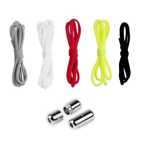 Dây Giày Thun Thể Thao Dây Giày Thun Không Dây Hình Bầu Dục Có Thể Buộc Dây Cho Giày Thể Thao