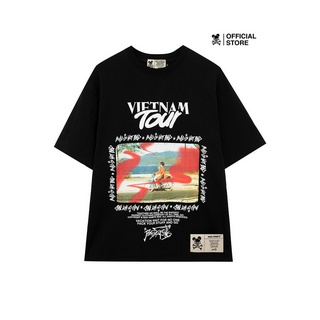 Áo thun unisex bad habits vietnam tour tee - trắng - local brand chính hãng