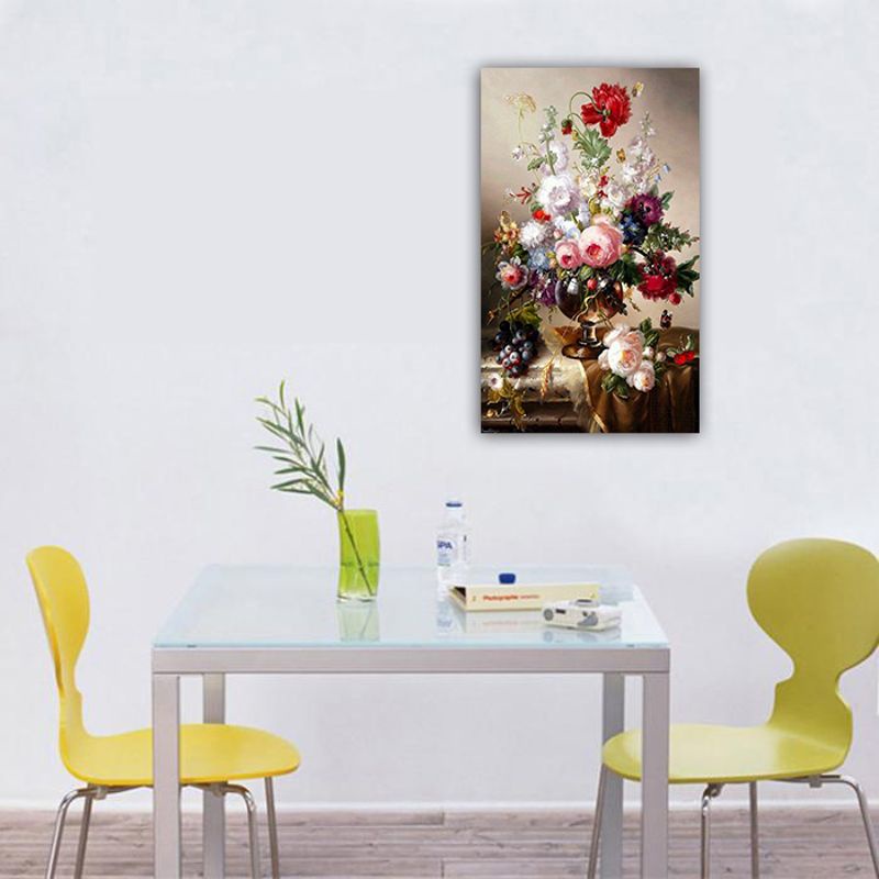 QQ Bộ Tranh Đính Đá 5D Họa Tiết Hoa Phong Cảnh Độc Đáo Trang Trí Nhà Cửa