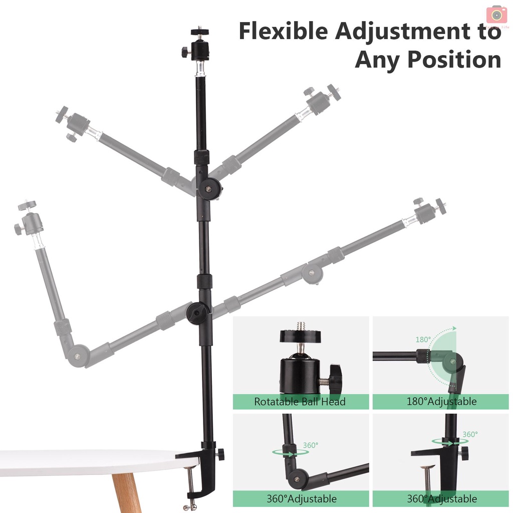 Giá Đỡ Camera Andoer St-01 Gấp Gọn Linh Hoạt Đầu Bi 5/8 cm 3kg | BigBuy360 - bigbuy360.vn