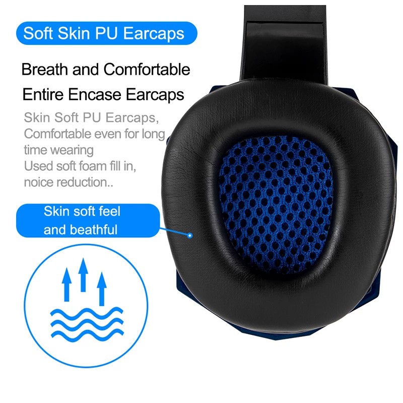 【Đọc kho】 Tai nghe chơi game qua tai SY830MV có Mic và Đèn LED cho PC Tai nghe chơi game | BigBuy360 - bigbuy360.vn