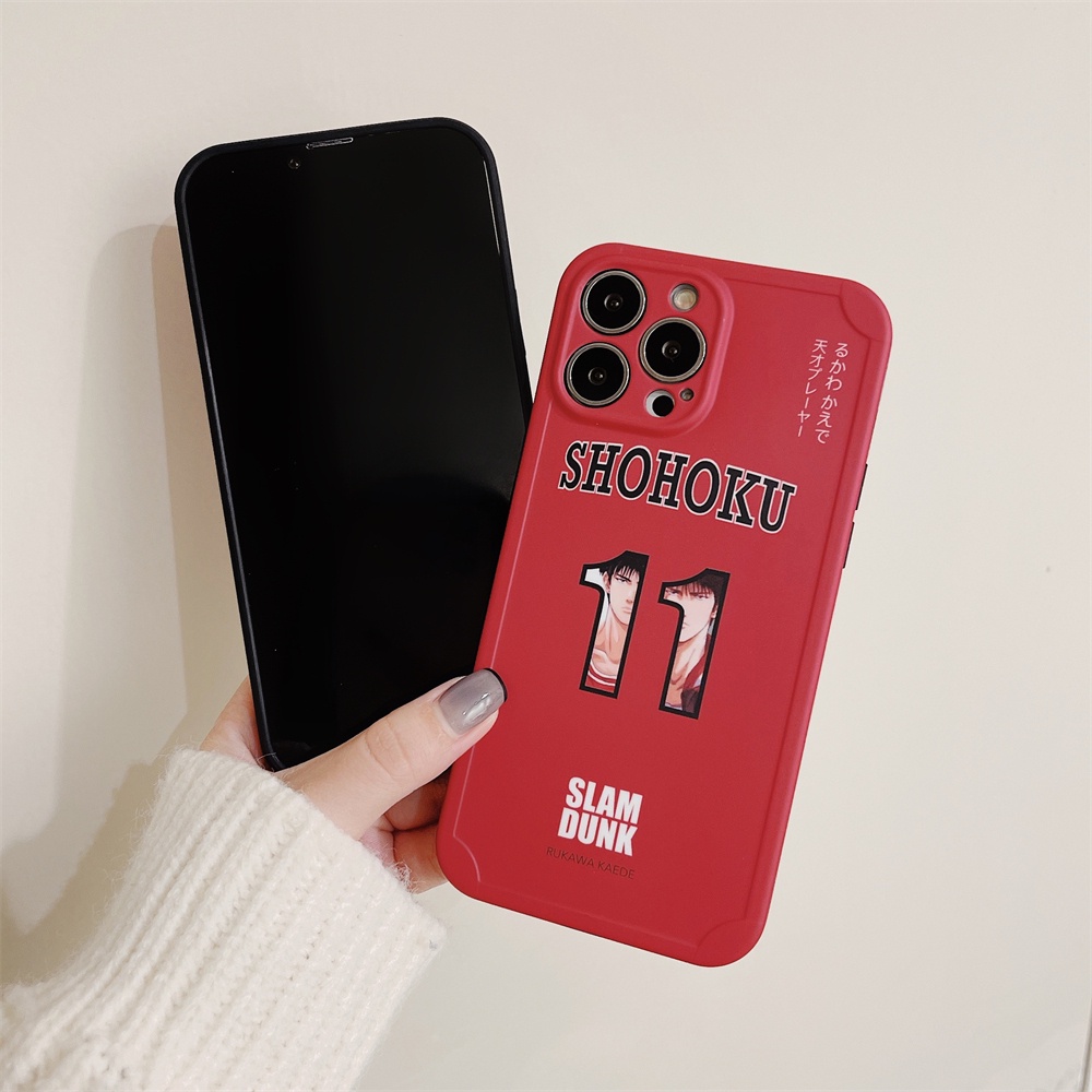 Ốp điện thoại mềm họa tiết hoạt hình Slam Dunk cho iPhone7/8/se2 7plus/8plus iPhonex/xs iPhonexsmax 11 iPhone11pro iPhone11promax 12 iPhone12promax 13promax
