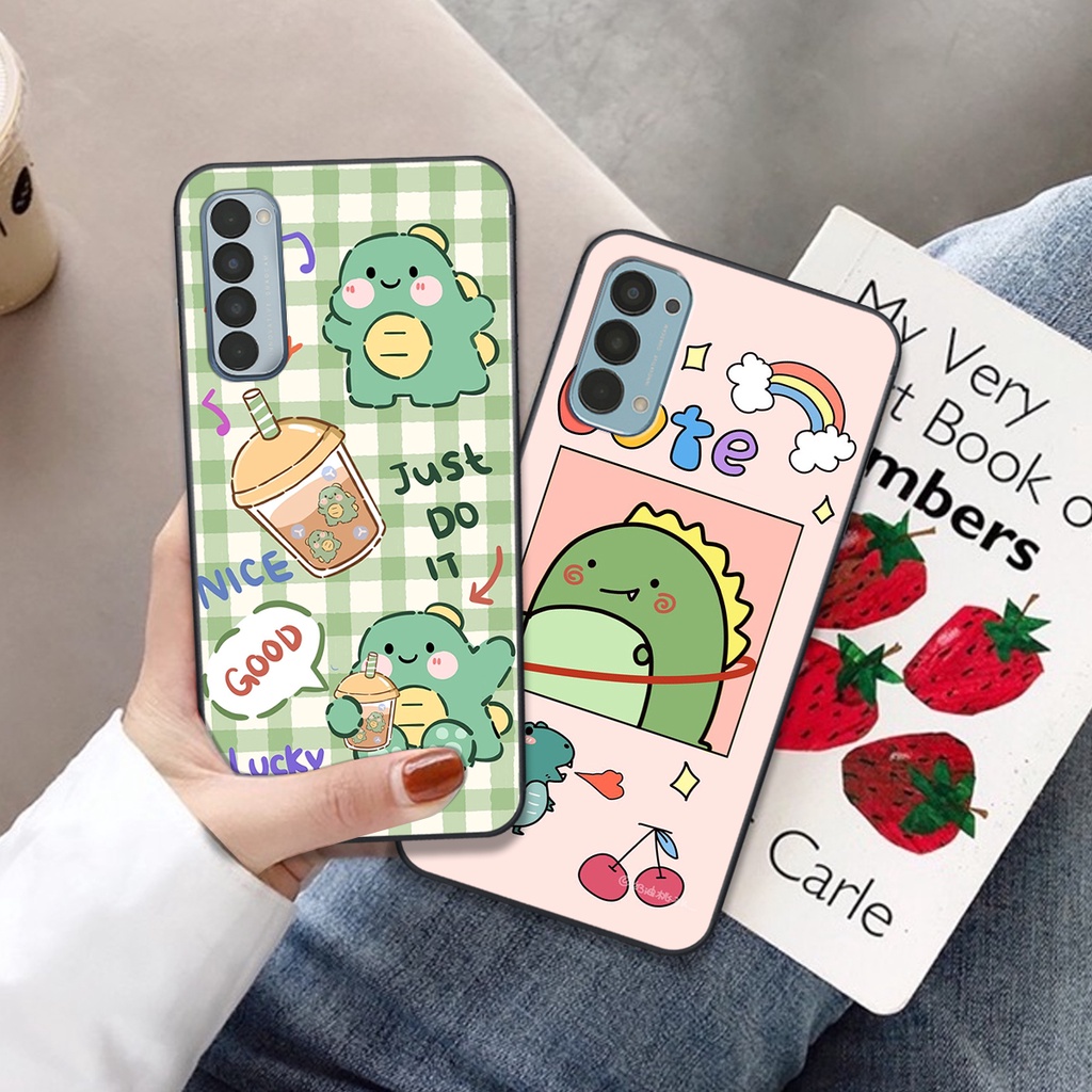 Ốp lưng Oppo Reno 4 - Reno 4 Po in hình khủng long cute