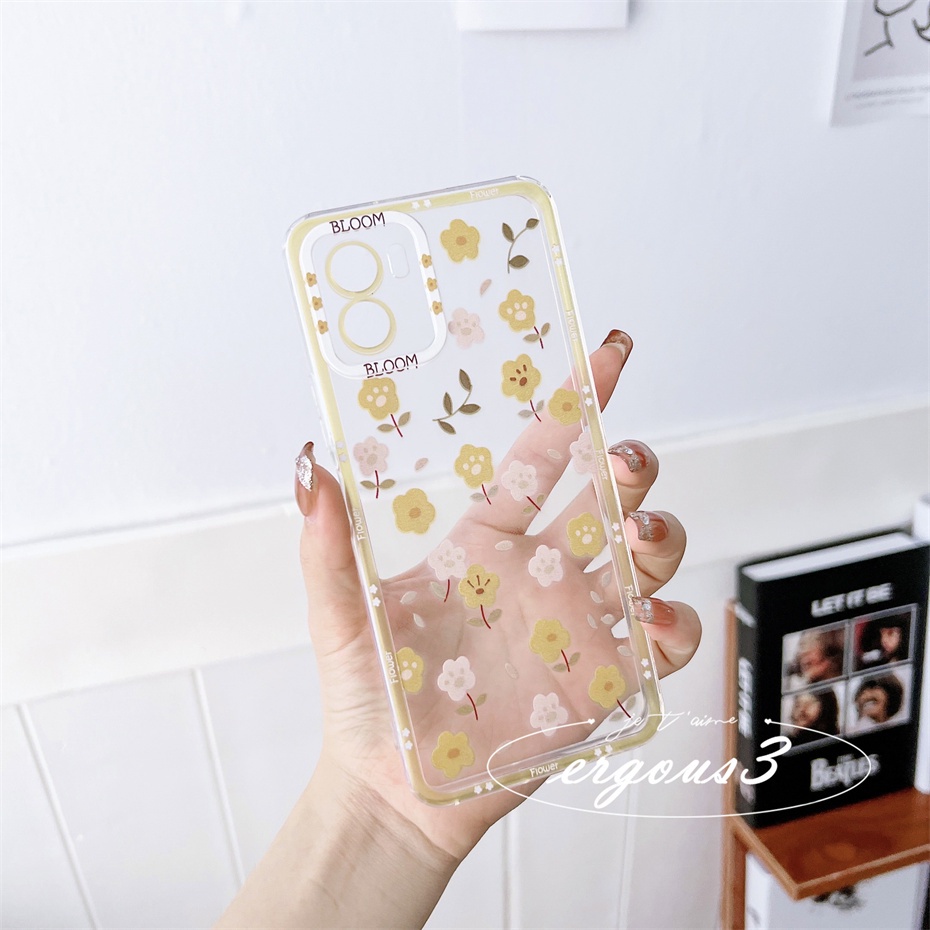 Ốp Điện Thoại In Hình Hoa Dễ Thương Cho iPhone 13 12 11 Pro Max X XR XS Max SE 2020 8 7 Plus