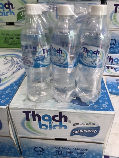 Nước khoáng có gas Thạch Bích - Lốc 6 chai x 480ml