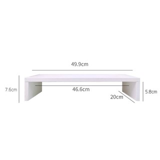 Kệ Gỗ Để Bàn Màu Trắng Đơn Giản