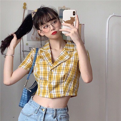 [VIDEO ẢNH THẬT] HOT TREND Áo kẻ cổ véc nhiều màu siêu xinh AKV73 | BigBuy360 - bigbuy360.vn