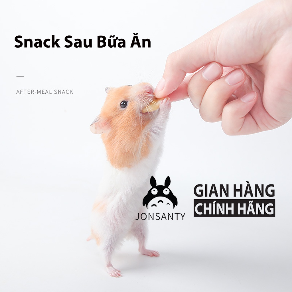 Trái cây sấy lạnh cho sóc bay, hamster, bọ ú, chinchila, nhím thú cưng nhỏ hàng hãng JONSANTY hộp 500ML