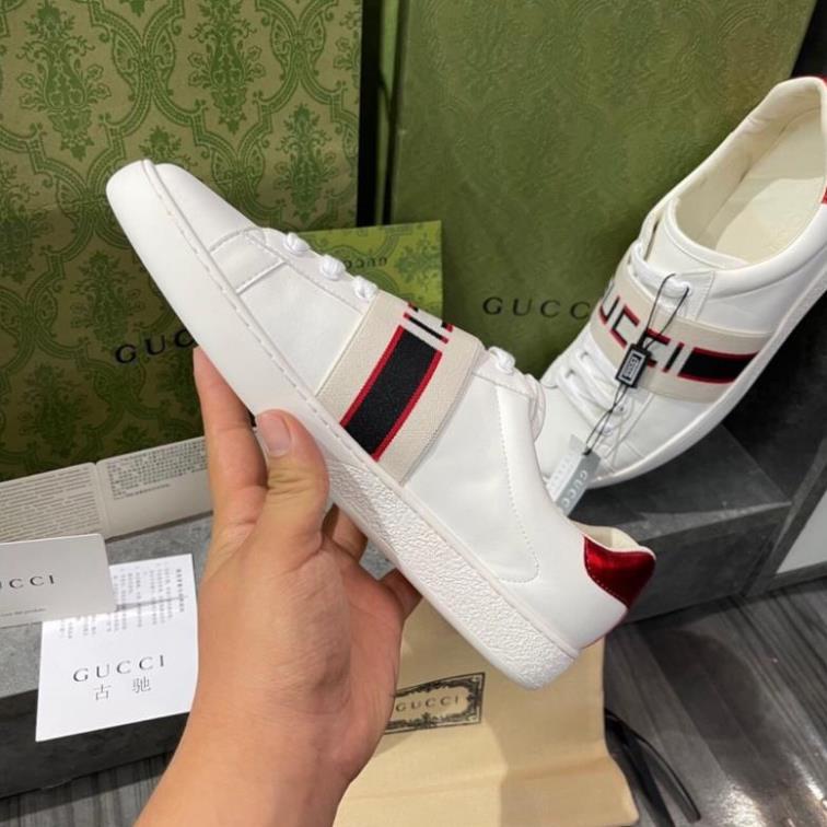 FREESHIP - Ảnh thậtGIÀY GUCCI Ngang Đai Chun Full box Phụ Kiện Sz 36-43