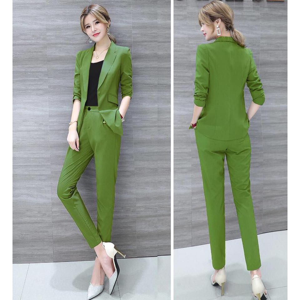 Set công sở - Set vest công sở 3 món