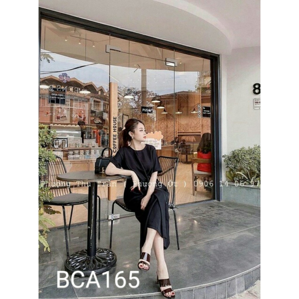 Váy bầu thắt nơ eo cực xinh