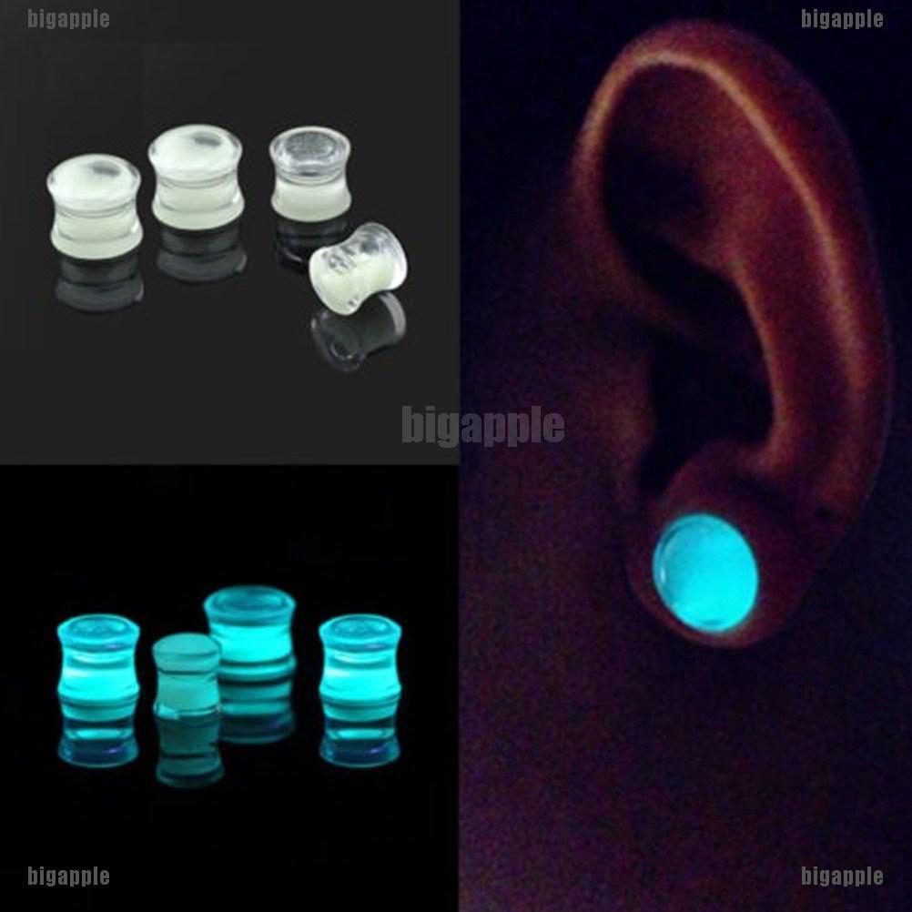 Khuyên tai làm giãn lỗ xỏ khuyên phát sáng trong đêm sáng tạo