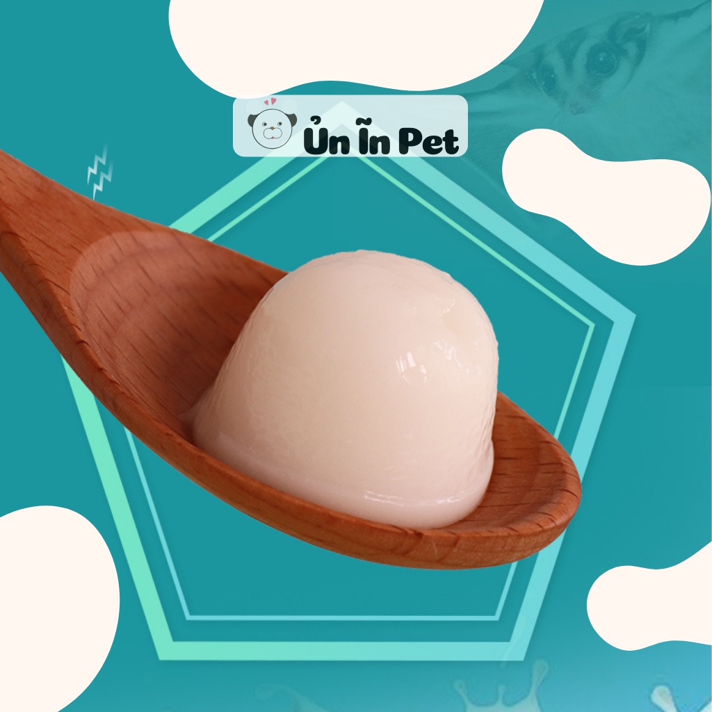 Đồ ăn cho hamster PUDDING SỮA DÊ, thạch sữa ngon cho thú cưng