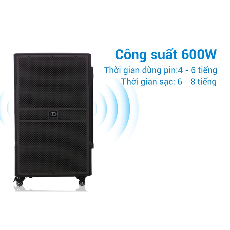 CHÍNH HÃNG - Loa kéo karaoke 600 W Dalton TS-15G600