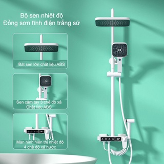 Bộ Vòi Sen Cây Tắm Đứng Nhiệt Độ Thông Minh AVIBA 940 -Tăng Áp,Có Màn Hình Hiển Thị Nhiệt Độ - Chất Liệu Cao Cấp An Toàn