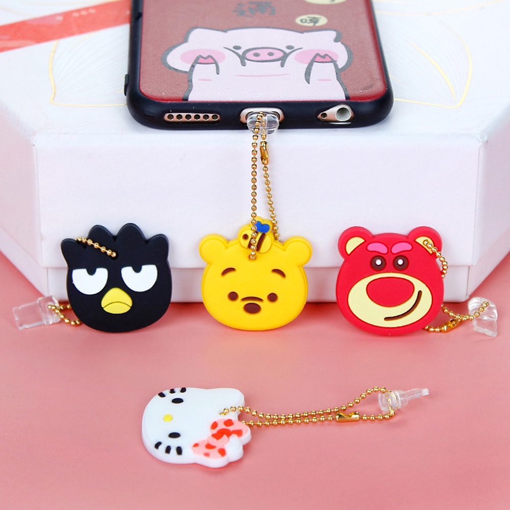 Vỏ Cao Su Mềm Chống Bụi Chống Thấm Nước Có Lỗ Cắm Sạc Pin Qipin Hoạt Hình Dễ Thương