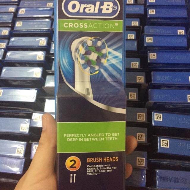 Set 2 đầu bàn chải điện thay thế oral-B made in germany