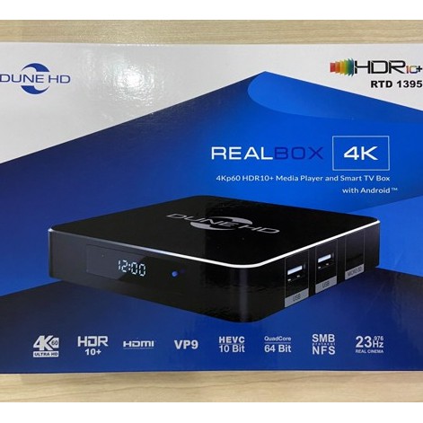 Đầu phát Dune HD RealBox 4K YouTube 4K HDR, BD 4K- Sản phẩm chính hãng