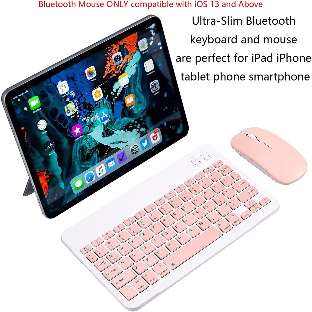 Bàn PhíM Bluetooth 2.4Ghz + ChuộT Bluetooth Không Dây 2.4Ghz Cho iPad / ios / android / MáY TíNh BảNg / desktop / ĐiệN ThoạI / ĐiệN ThoạI