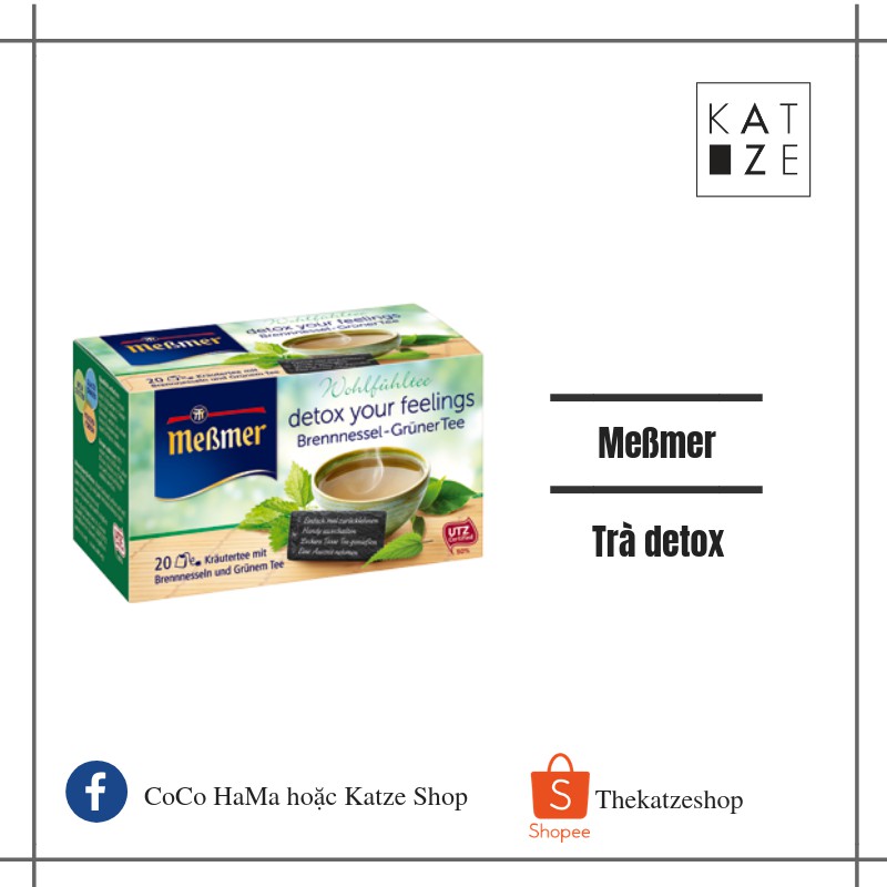 Trà Detox thải độc cơ thể Meßmer - Hàng Đức