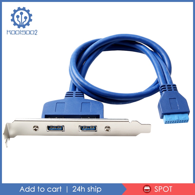 Bảng Mạch Chủ Koolsoo2 Usb 3.0 Cổng Kép Với Giá Đỡ Và Dây Cáp 20 Pin