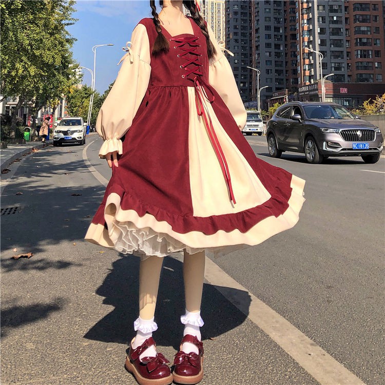 ⭐0412⭐Sweet Japanese style Navy Ao Dai for women