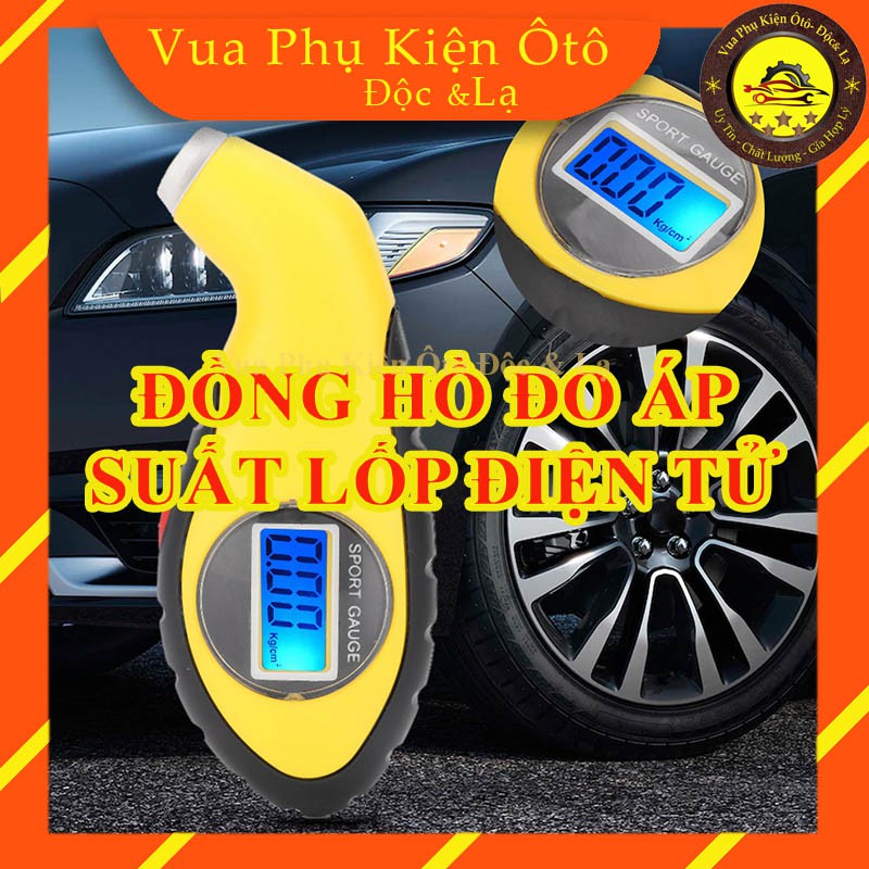 Đồng hồ đo áp suất lốp cảm biến điện tử có đèn led