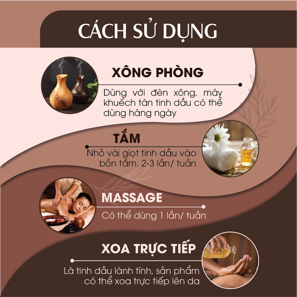 Combo 2 chai Tinh dầu 24Care Quế, Sả Chanh - (10ml/chai)