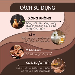 Combo 2 chai Tinh dầu Java & Tinh dầu Quế 24Care - (10ml/chai)