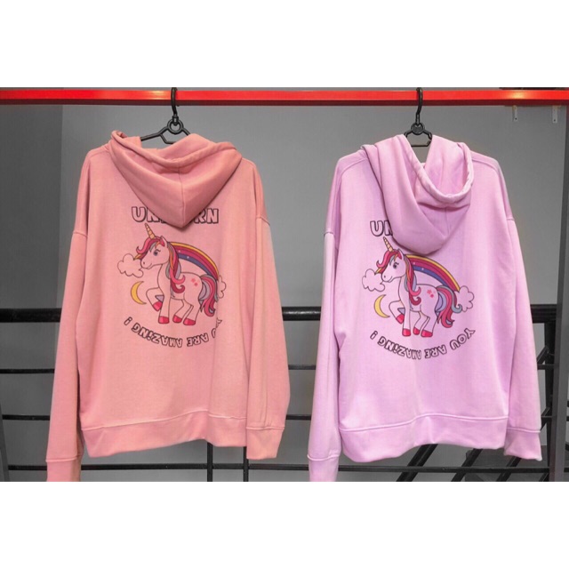 Hoodie zip unicorn - áo khoác unisex | BigBuy360 - bigbuy360.vn