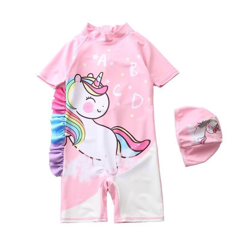 ❤️ kèm mũ pony hồng bé gái 1- 4 tuổi
