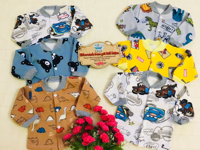 Áó nỉ lông cúc giữa cho bé