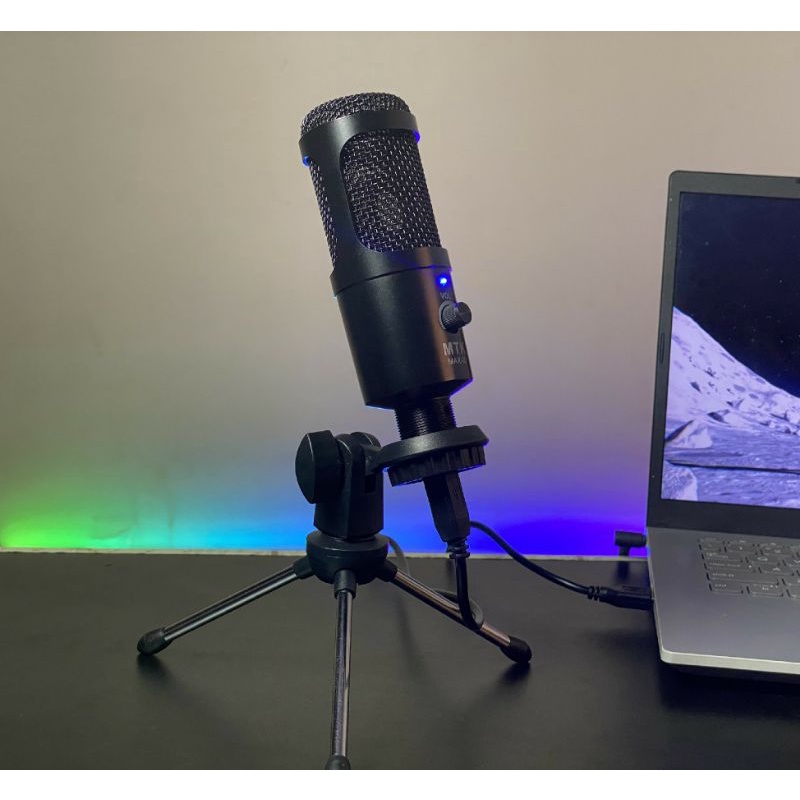 Micro cao cấp MTK MAX 02 USB dùng cho thu âm, Karaoke, Livestream online trên PC, Laptop