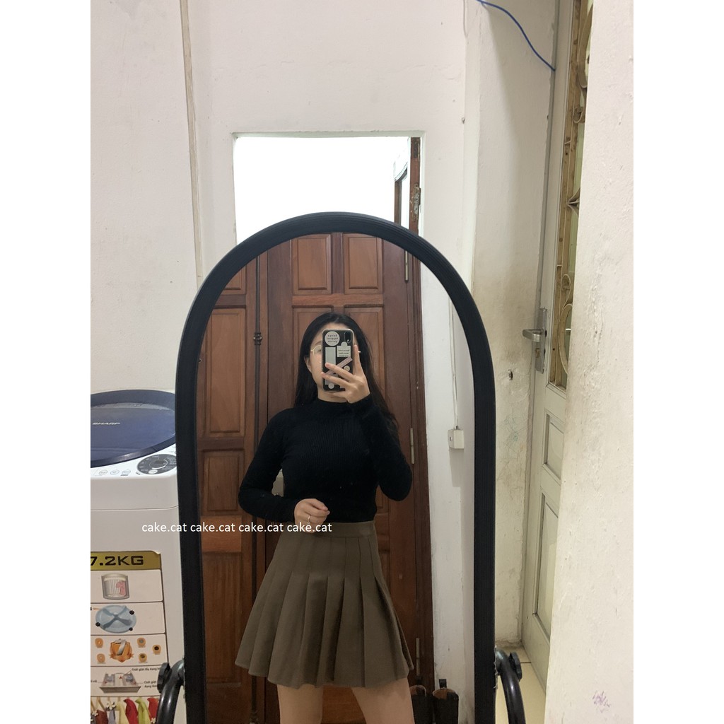 ÁO LEN TĂM GIỮ NHIỆT CỔ 3PH NHIỀU MÀU