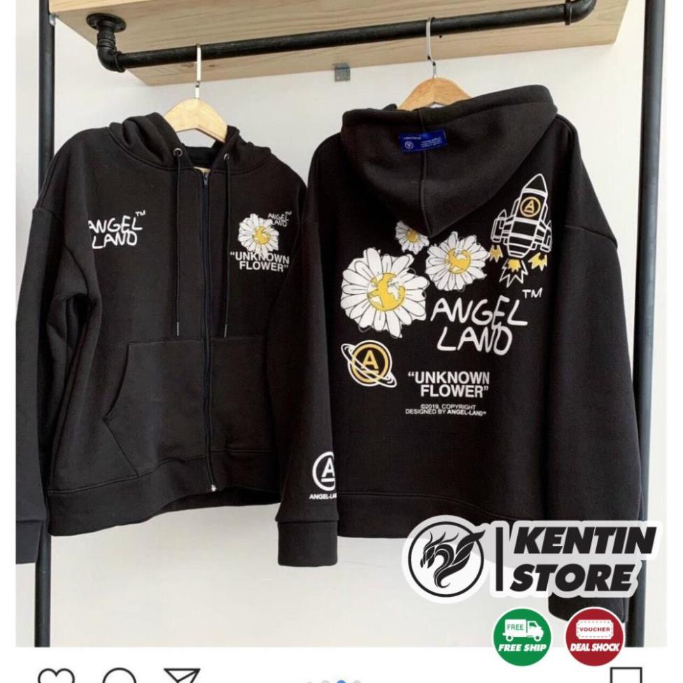 Áo Hoodie Không Xù lông Dành Cho Nam Nữ Có Mũ Chất Nỉ Form rộng Unisex in hình Angel Land Đôi | BigBuy360 - bigbuy360.vn