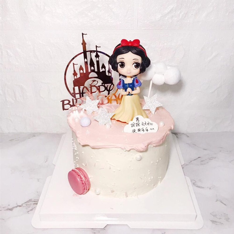 Que Cắm Trang Trí Bánh Sinh Nhật Hình Lâu Đài Công Chúa