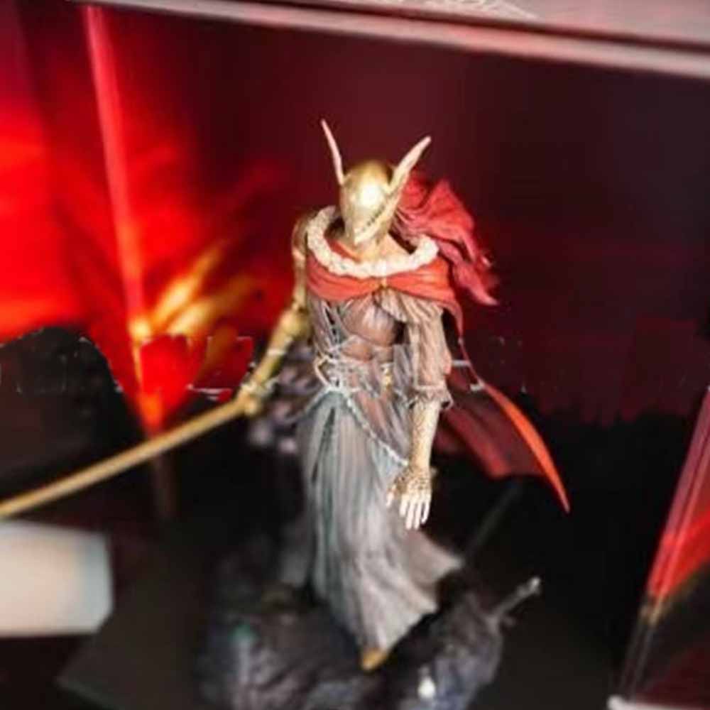 Elden Ring Valkyrie Statue Collection Resin Sculpture Crafts Home Decoration Ornament