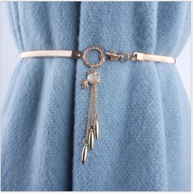 Thắt lưng nữ - đai váy hợp kim mix CÁ XINH