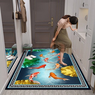 Thảm lau chân Thảm Lót Sàn 3D Chống Trượt Thấm Hút Chất Lượng