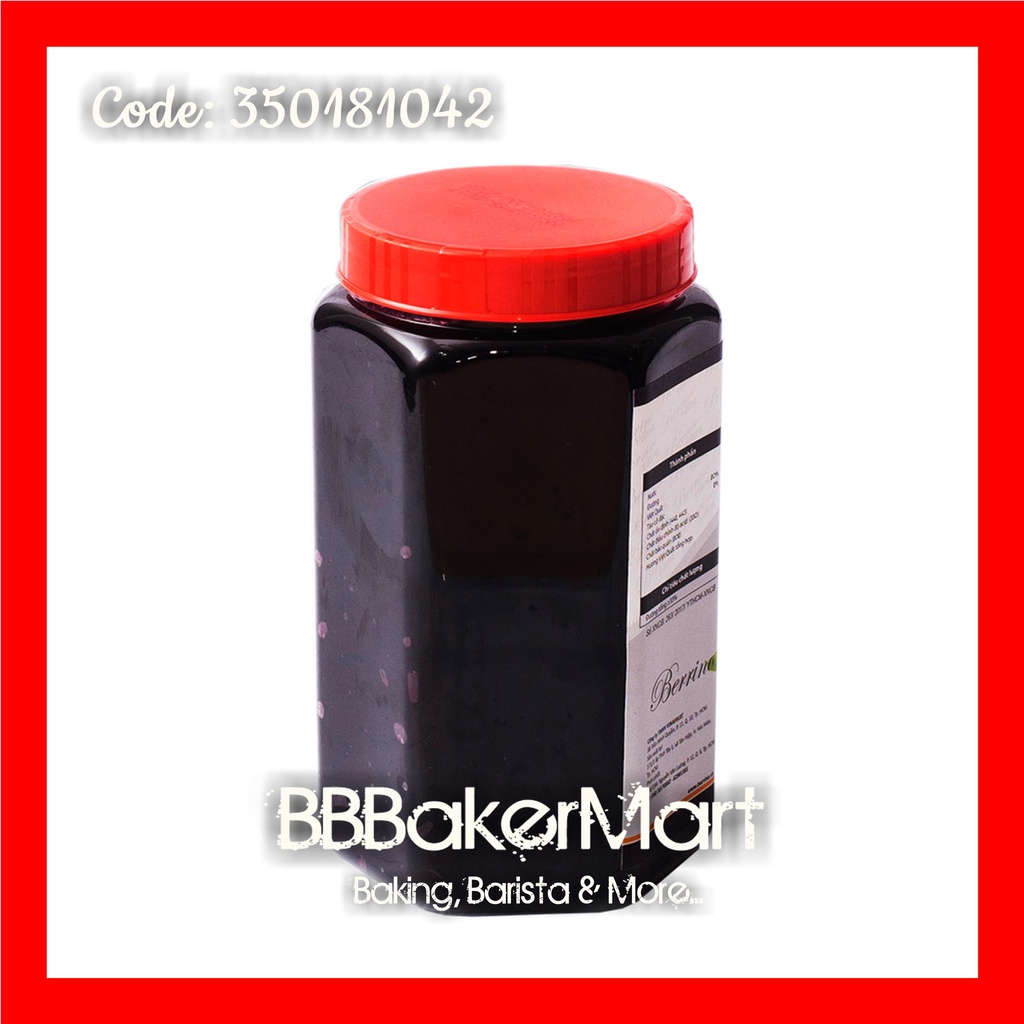 Mứt nhân Filling VIỆT QUẤT có xác hiệu Berrino - Hủ 950GR