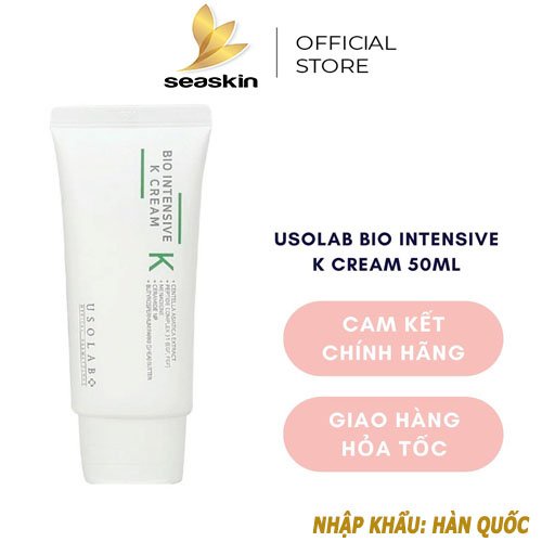 USOLAB Kem Dưỡng Vitamin K Bio Intensive K Cream Phục hồi Dịu Da Tức Thì tuýp 50ml