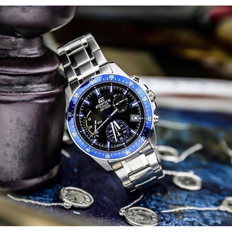 Đồng hồ nam EDIFICE chính hãng Casio Anh Khuê EFV-540D-1A2VUDF