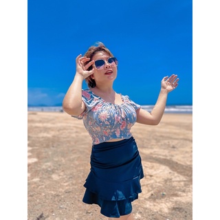 áo hoa croptop BIGSIZE