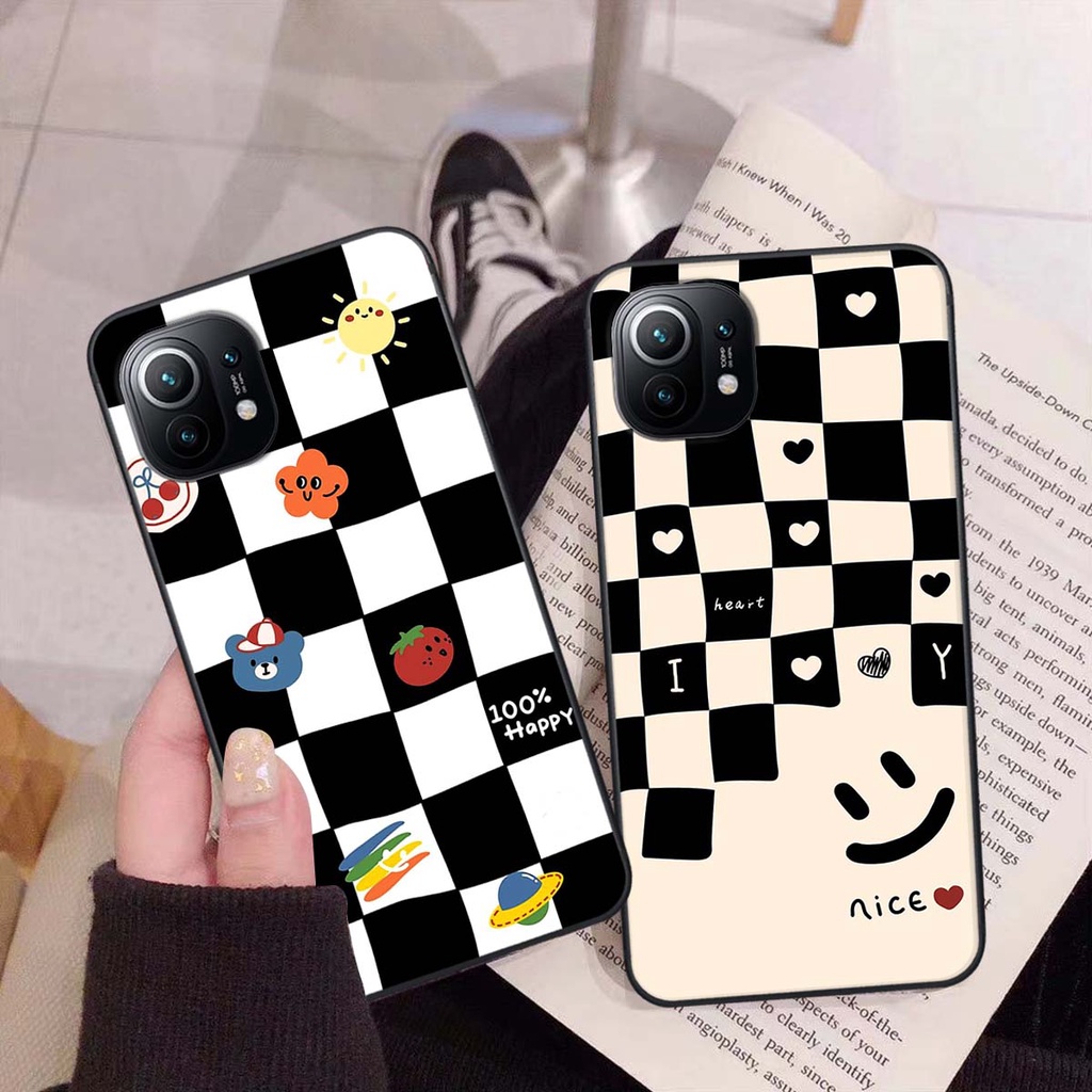 Ốp Xiaomi Mi 11 / Mi 11T / Mi 11 Lite họa tiết hoa, gấu thời trang, ốp dẻo bền đẹp